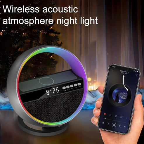 Multifunction RGB Night Light Wireless Charger Bluetooth-compatible Speaker